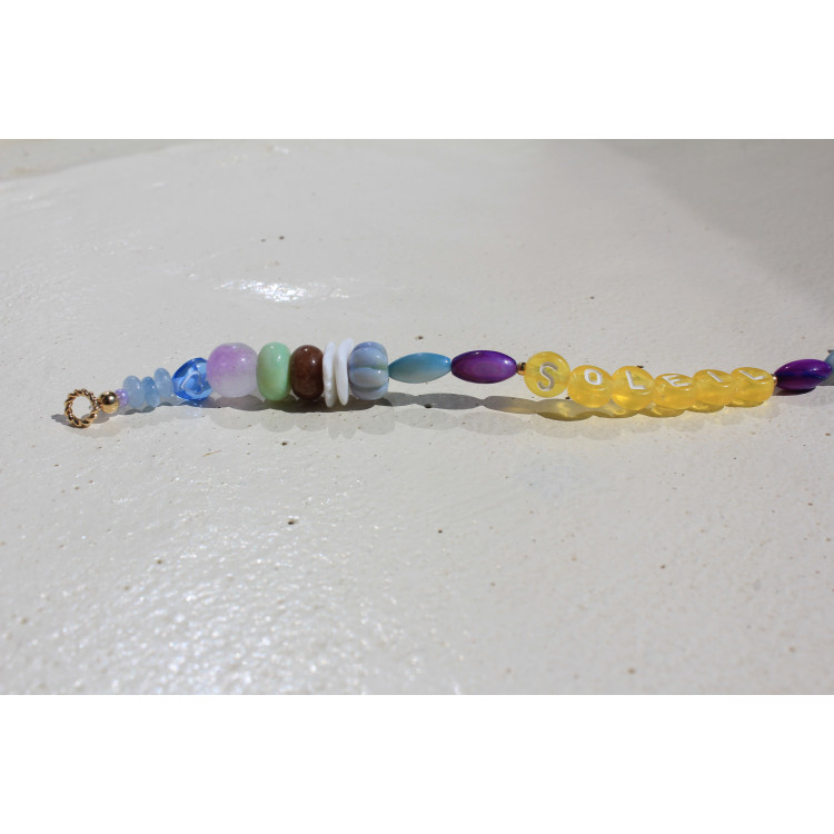 Bracelet Soleil jaune