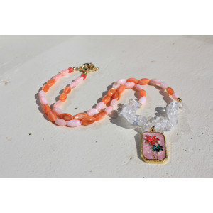 Collier Cancùn rose