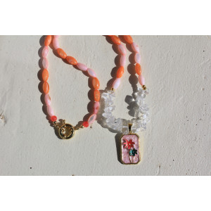Collier Cancùn rose