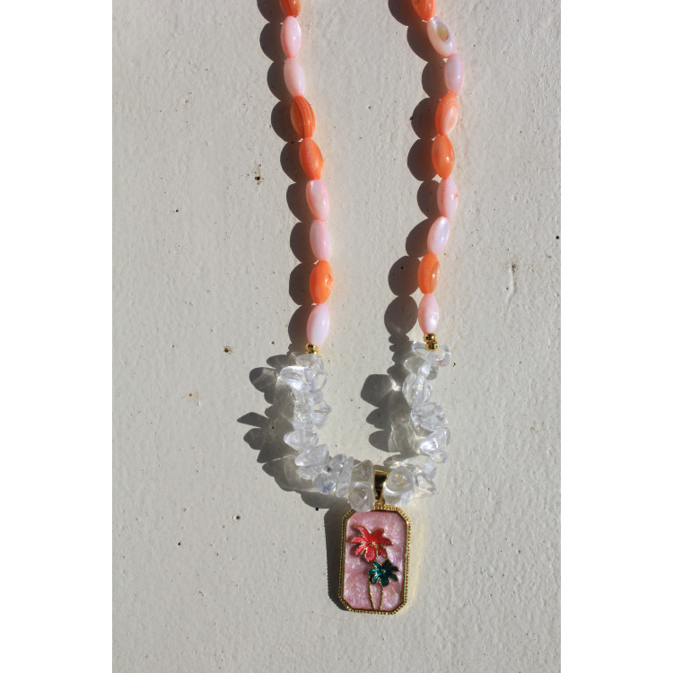 Collier Cancùn rose