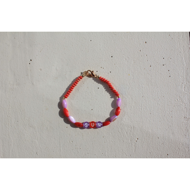 Bracelet Sun rouge
