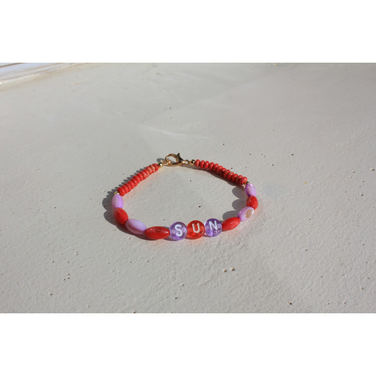 Bracelet Sun rouge
