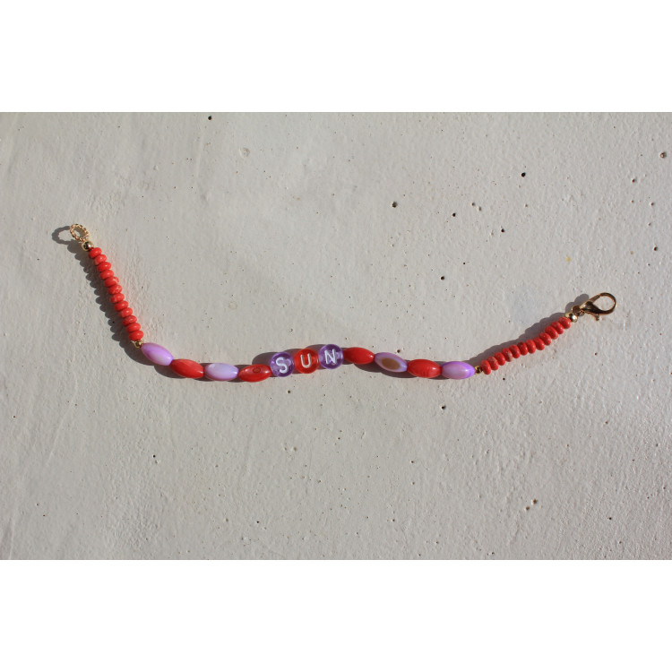 Bracelet Sun rouge