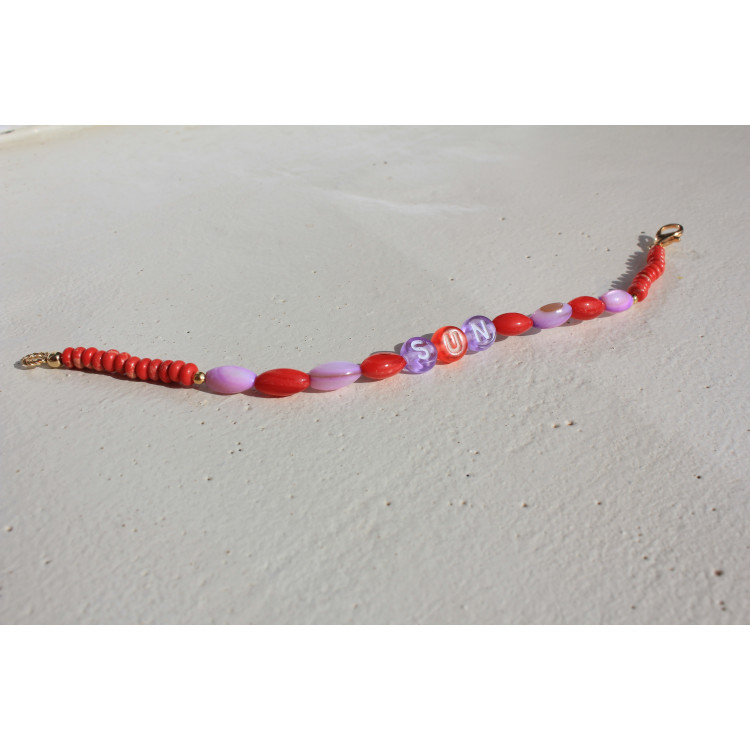 Bracelet Sun rouge