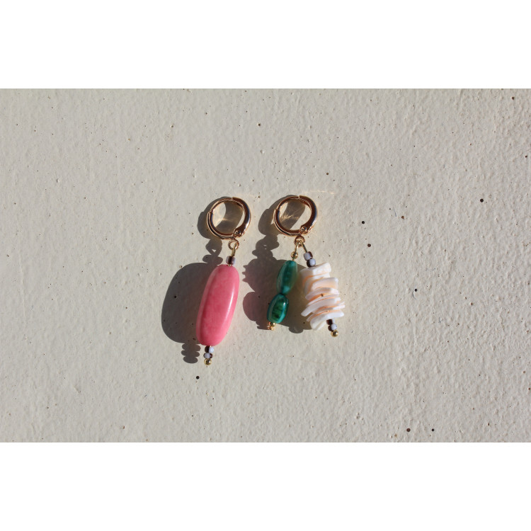 Boucles d'oreilles Paloma coquillages