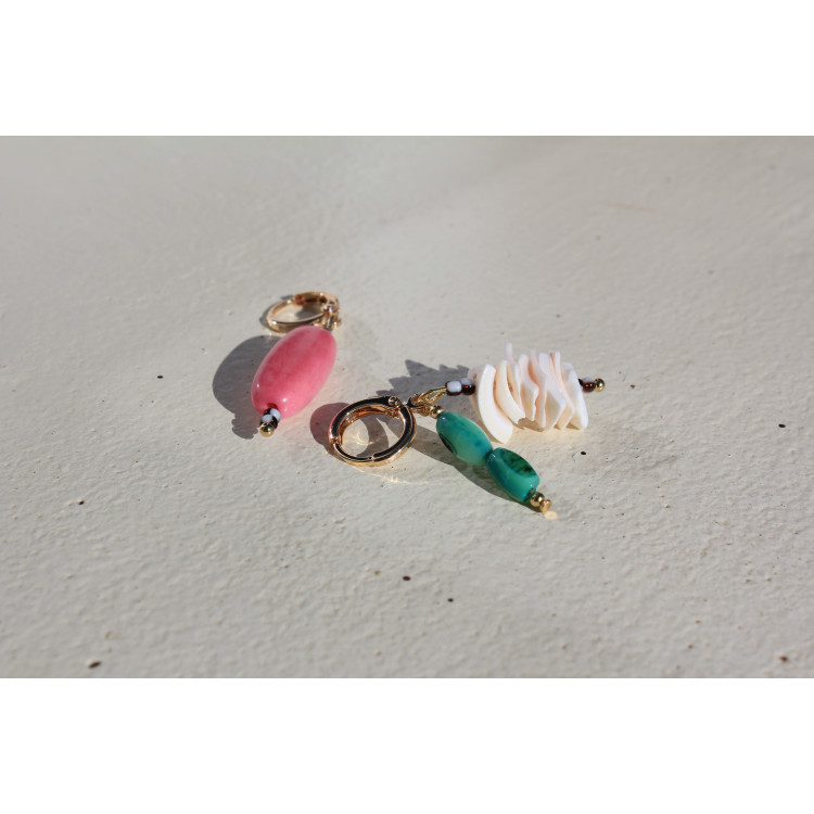 Boucles d'oreilles Paloma coquillages