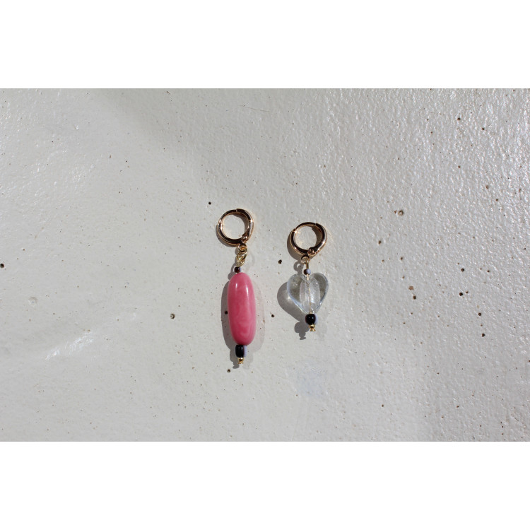 Boucles d'oreilles Paloma cœur