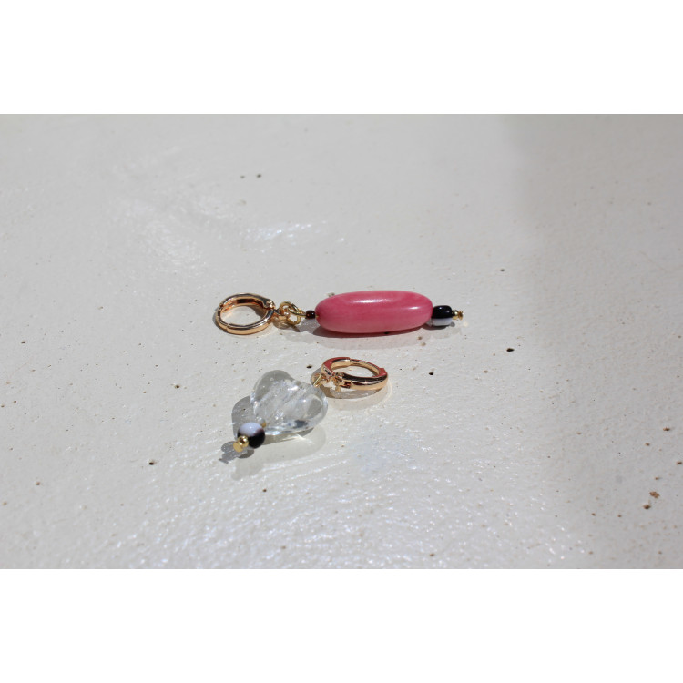 Boucles d'oreilles Paloma cœur
