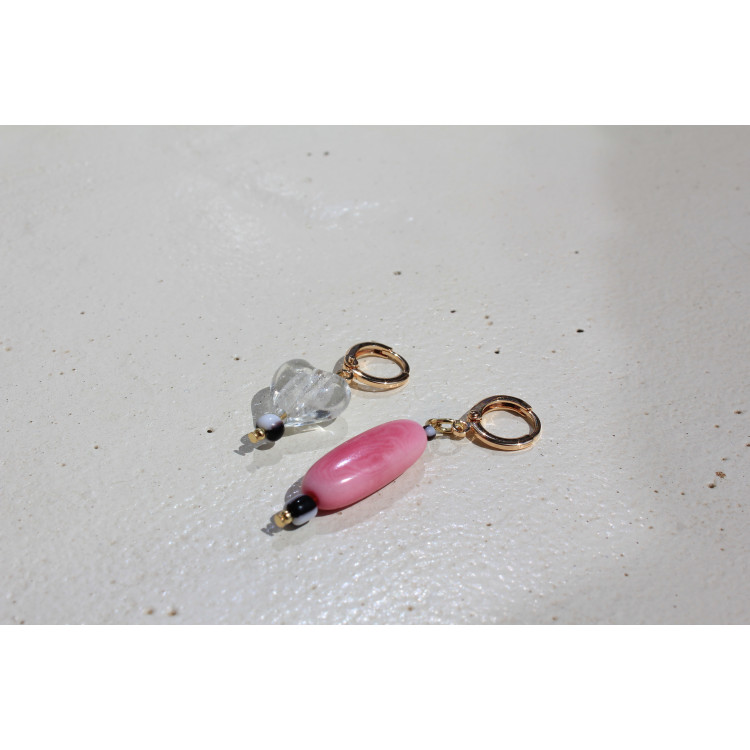 Boucles d'oreilles Paloma cœur