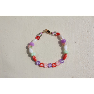 Bracelet Lacanau rouge