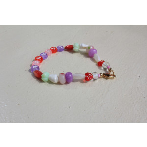 Bracelet Lacanau rouge