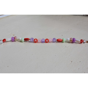 Bracelet Lacanau rouge