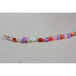 Bracelet Lacanau rouge
