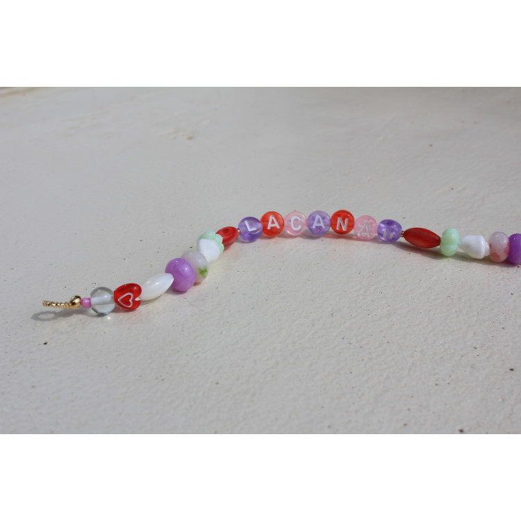Bracelet Lacanau rouge