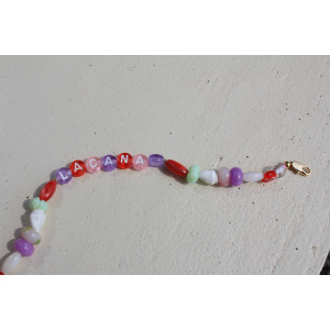 Bracelet Lacanau rouge