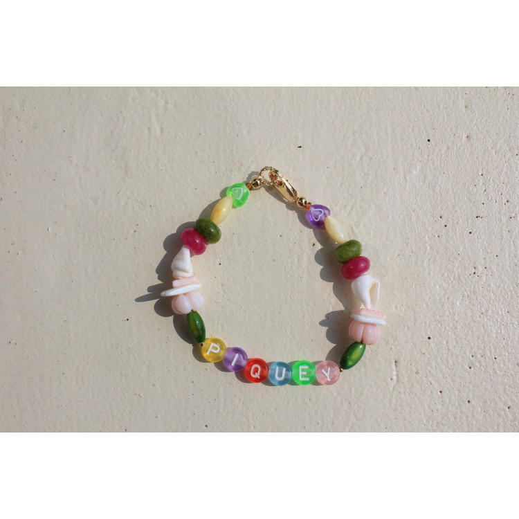 Bracelet Piquey rose