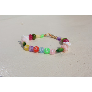 Bracelet Piquey rose
