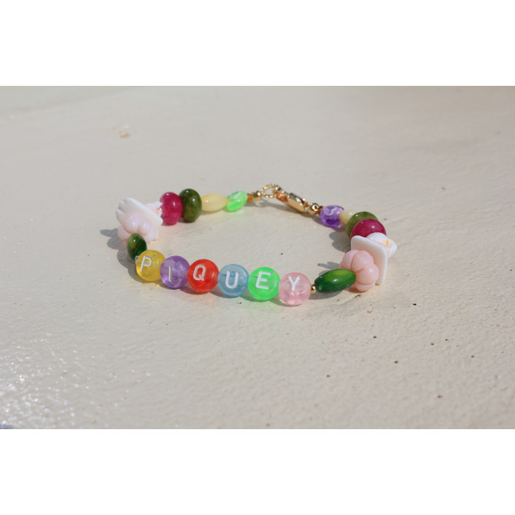Bracelet Piquey rose