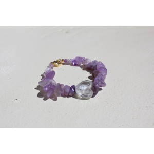 Bracelet Capri mauve