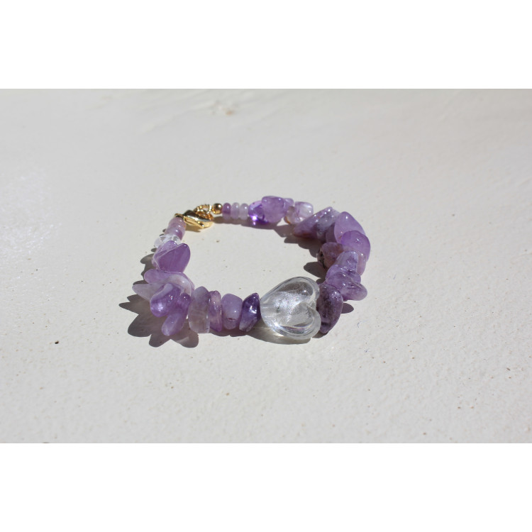 Bracelet Capri mauve