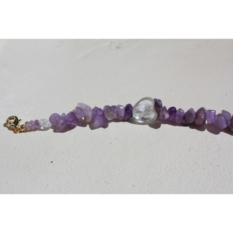 Bracelet Capri mauve