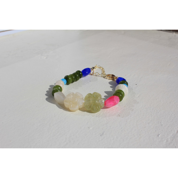 Bracelet Dahlia kaki