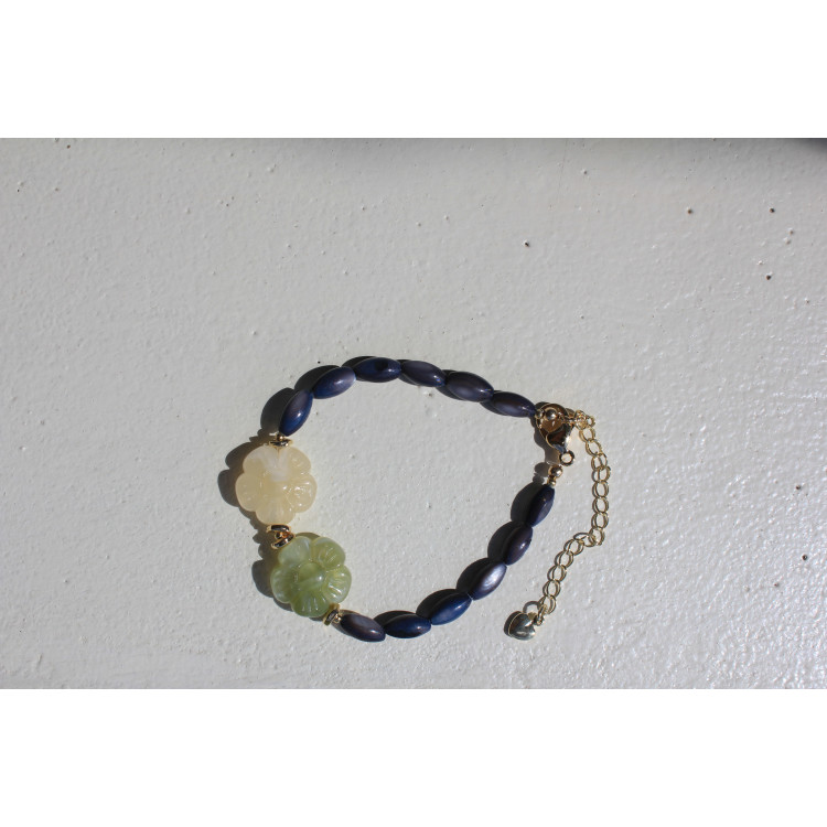 Bracelet Apolline vert kaki