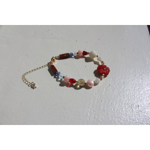 Bracelet Angèle bordeaux