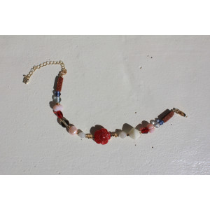 Bracelet Angèle bordeaux