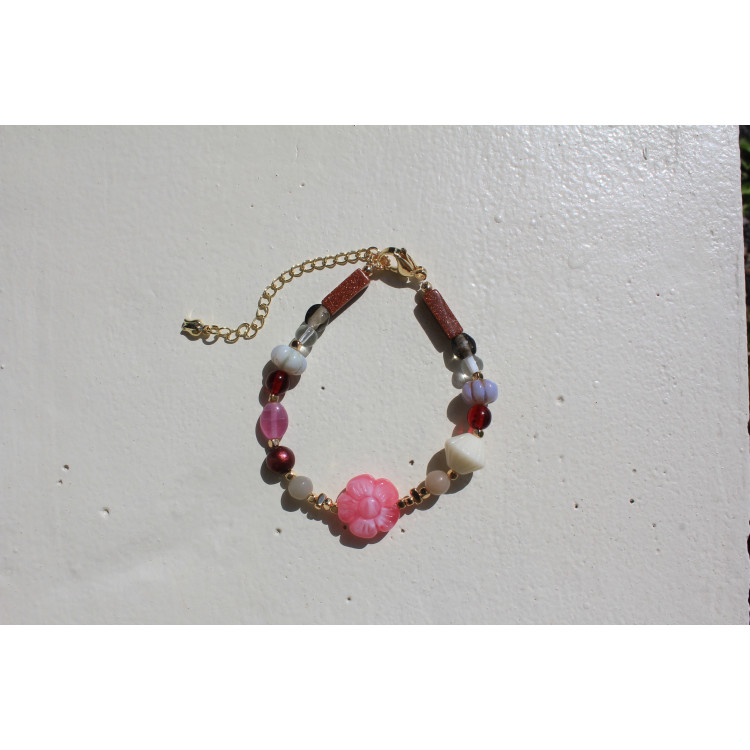 Bracelet Angèle rose