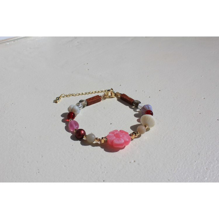 Bracelet Angèle rose