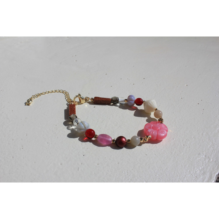 Bracelet Angèle rose