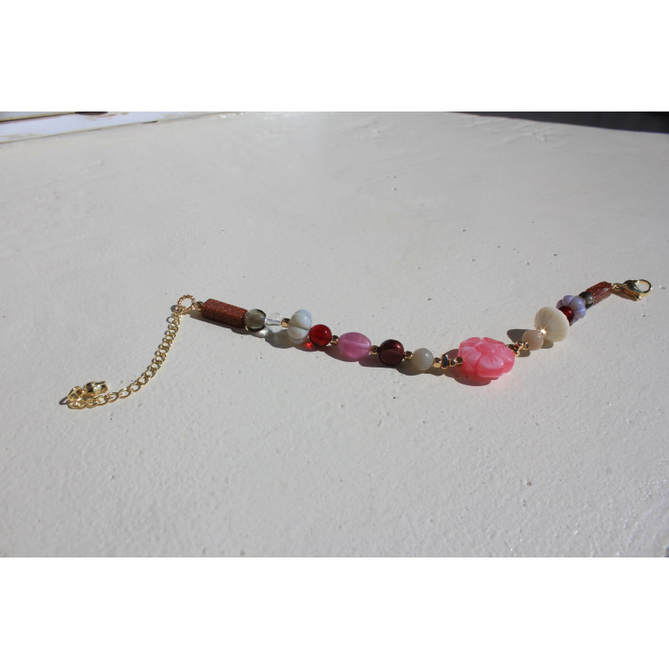 Bracelet Angèle rose