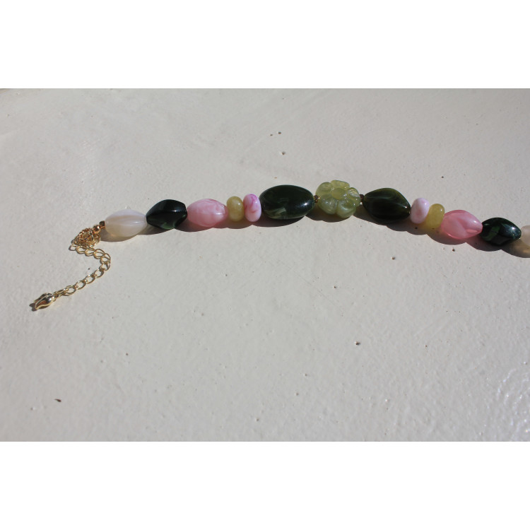 Bracelet Rose kaki