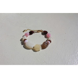 Bracelet Rose crème