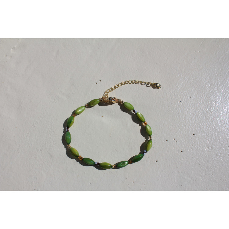 Bracelet Noée olive