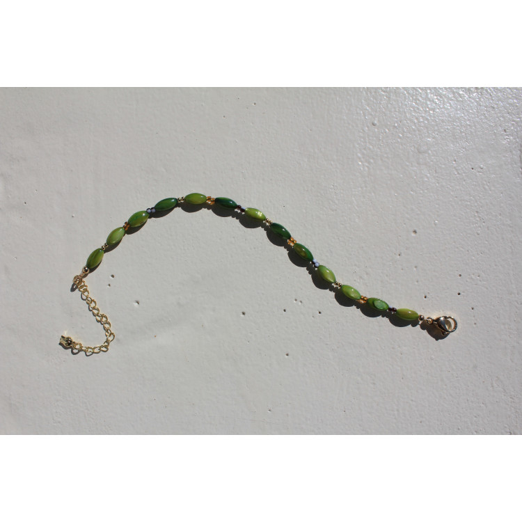 Bracelet Noée olive