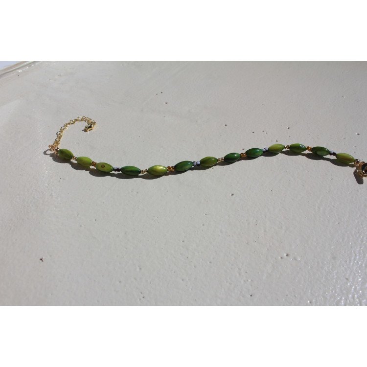 Bracelet Noée olive