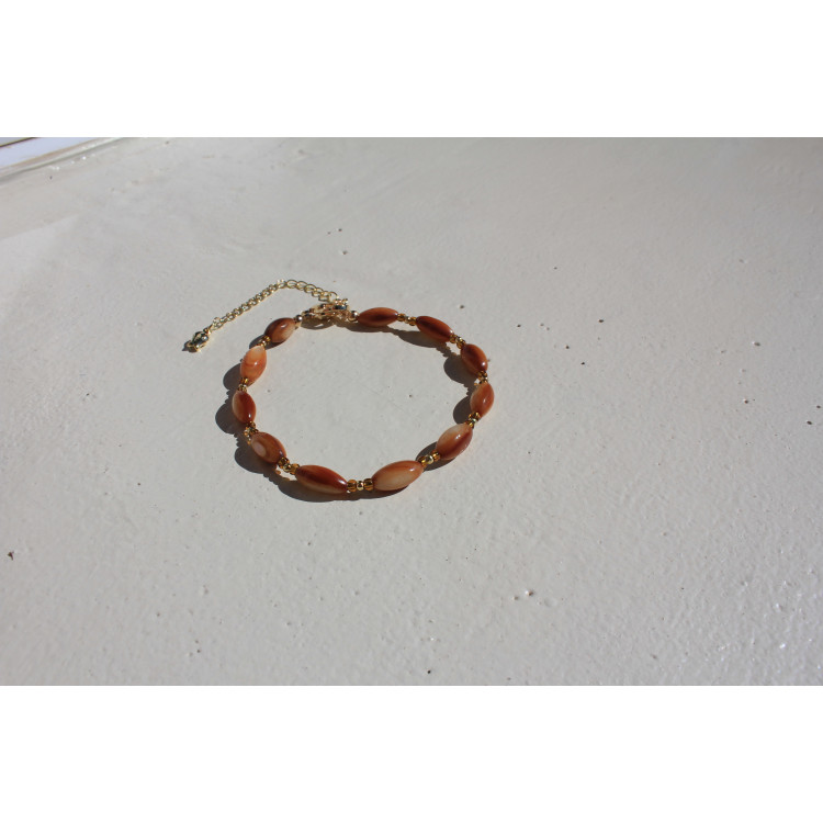 Bracelet Noée café