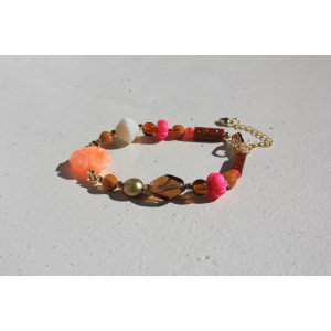 Bracelet Angèle orange