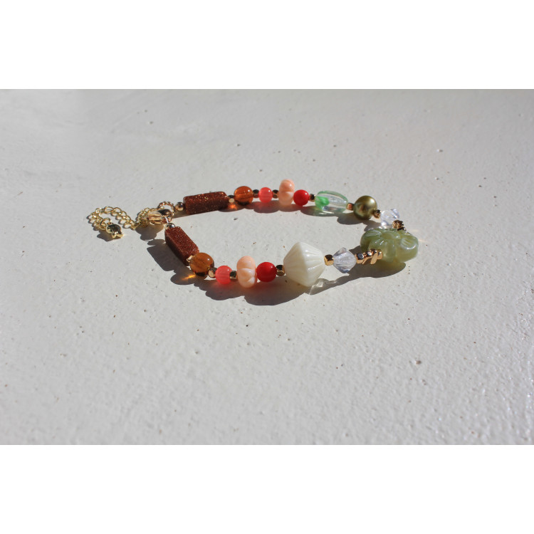 Bracelet Angèle kaki