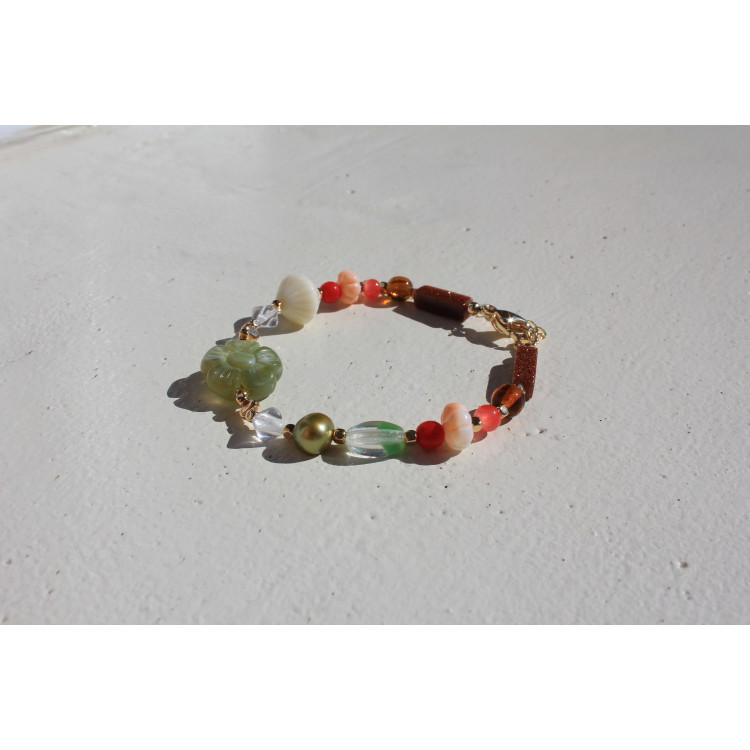Bracelet Angèle kaki