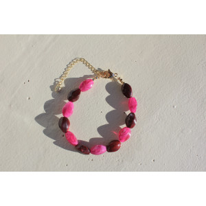 Bracelet Soraya bordeaux