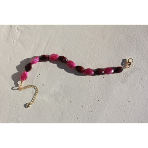 Bracelet Soraya bordeaux
