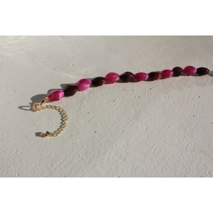 Bracelet Soraya bordeaux