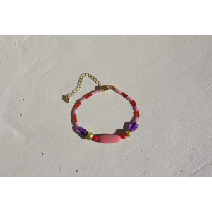 Bracelet Poppée rose