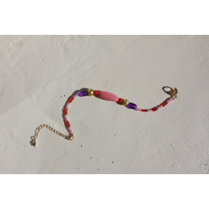 Bracelet Poppée rose